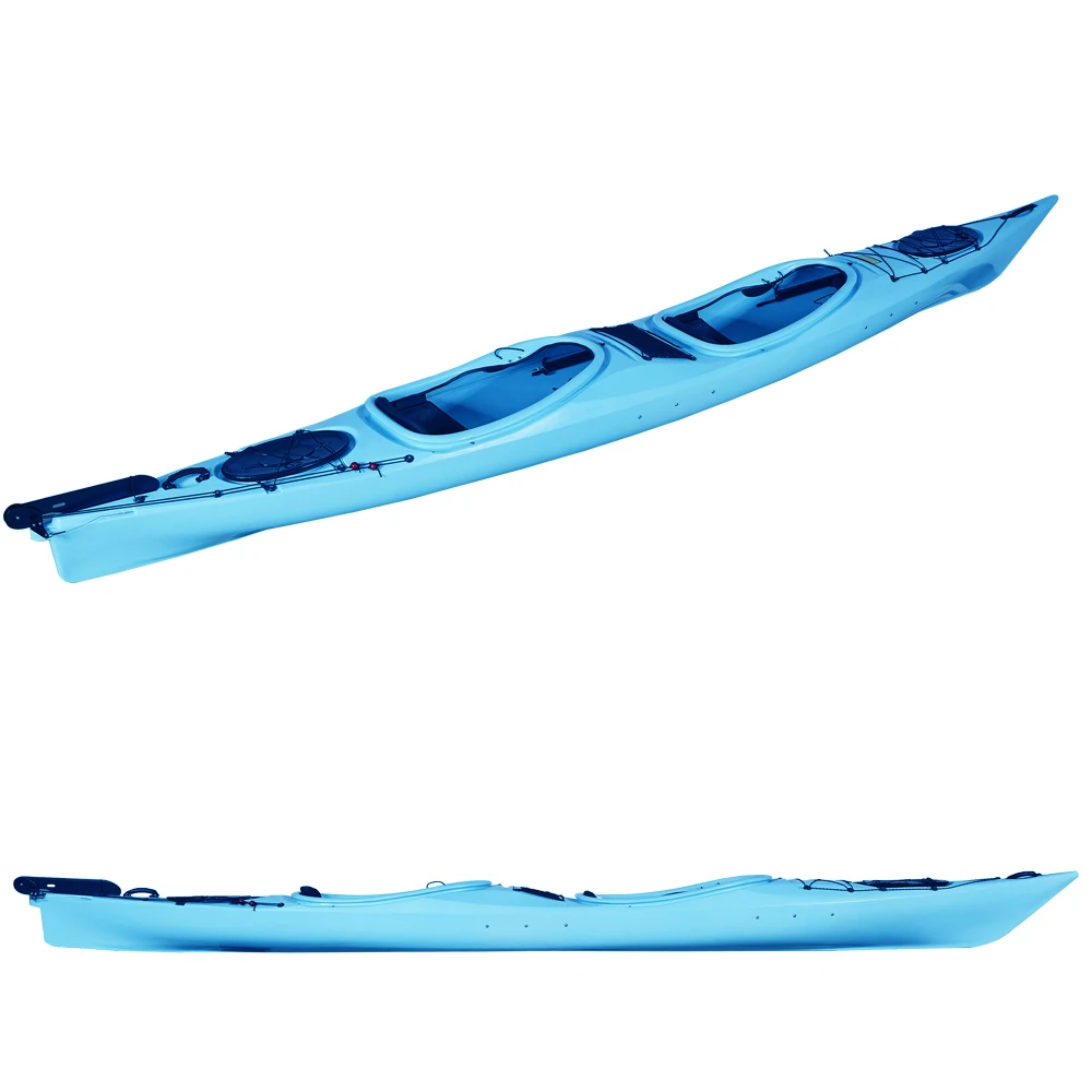 2021 Customized touring ocean kayak for sale racing sit in plastic canoe fishing kayak  and sea kayak