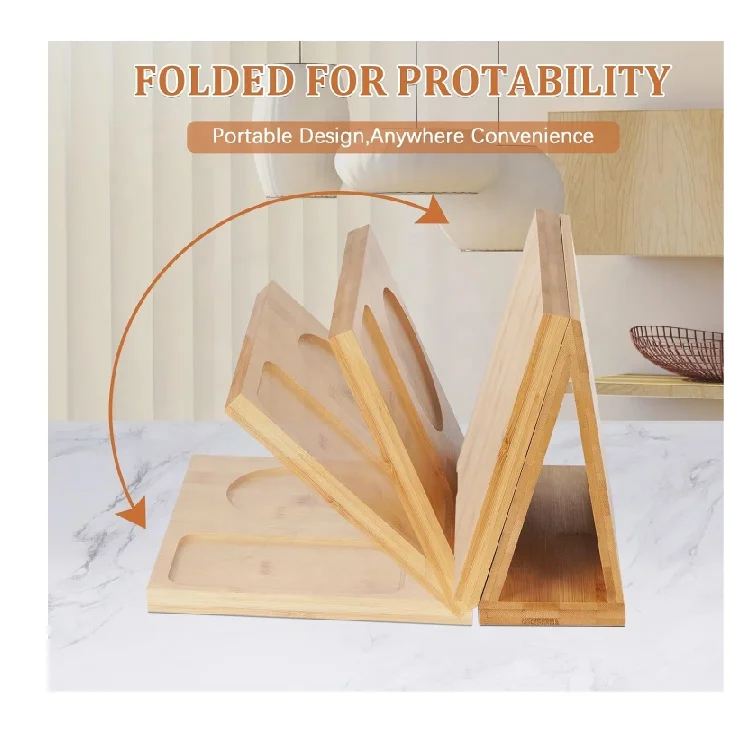 Triangle Book Holder Stand Foldable Bookmark Solid Wood Book Rest Page Holders