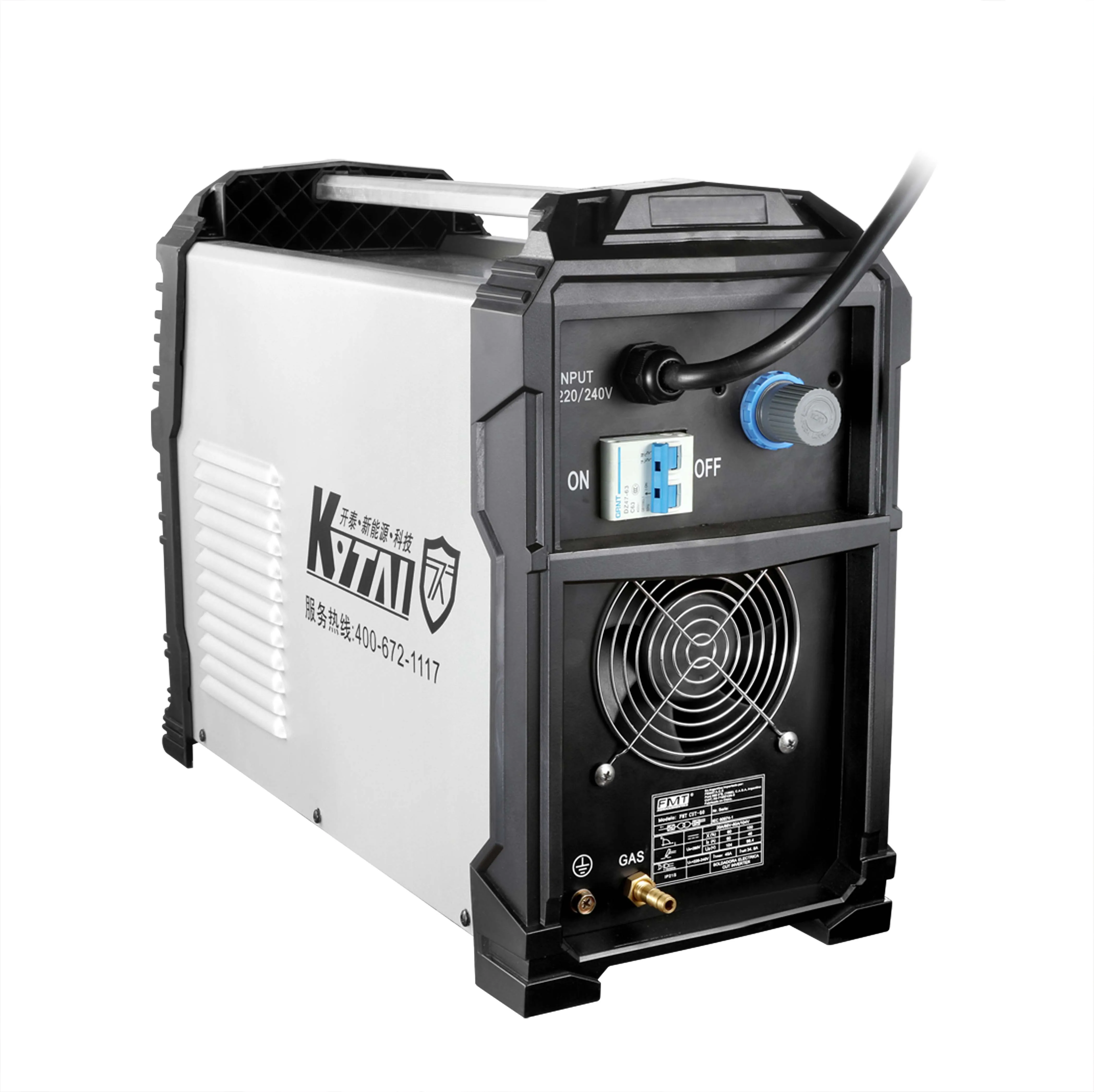 Compact Professional IGBT Inverter Plasma Cutting TIG Pulse TIG MMA 4 In1 Welding Machine CT-520  Plasma Cutter With Gas Meter