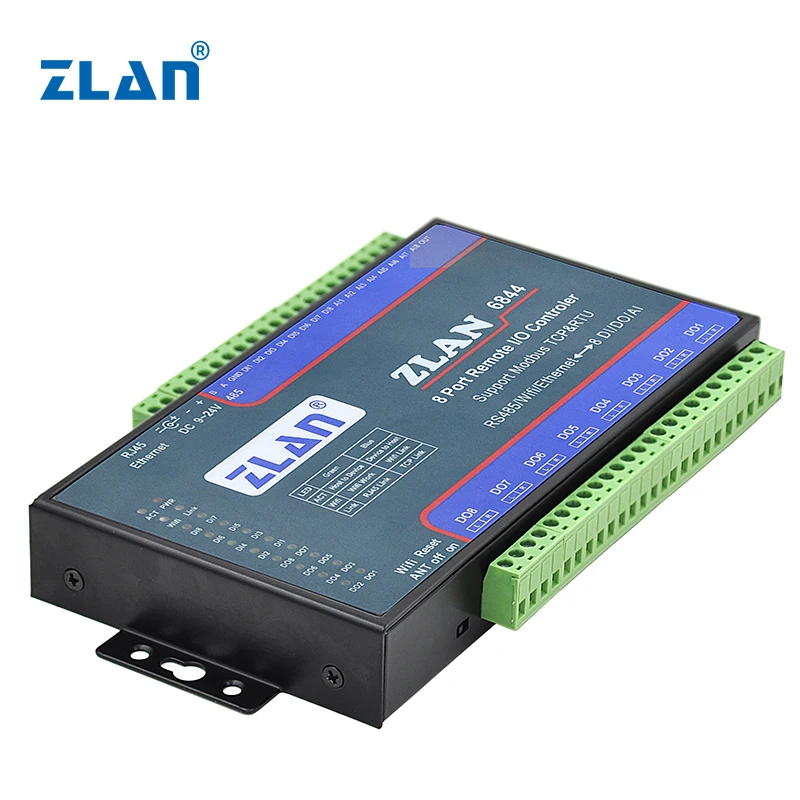 wifi remote control 8 channels DI DO IoT solution MQTT modbus TCP