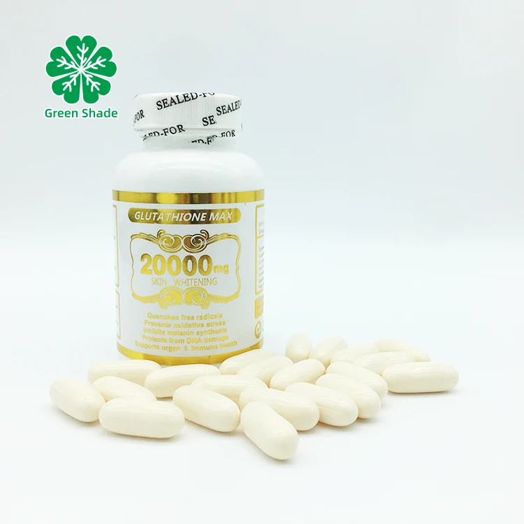 Customize Your Label 20000mg Glutathione Powder Collagen Capsule Pills L-glutathione Skin Whitening Softgel Capsule