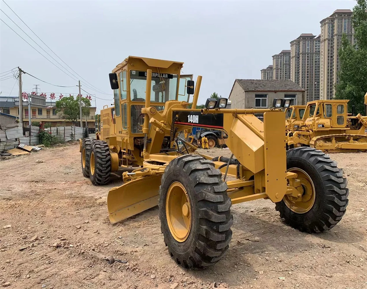 cat 140h grader secondhand motor grader caterpillar 140h 140k 140g road grader made in Japan with low working hours