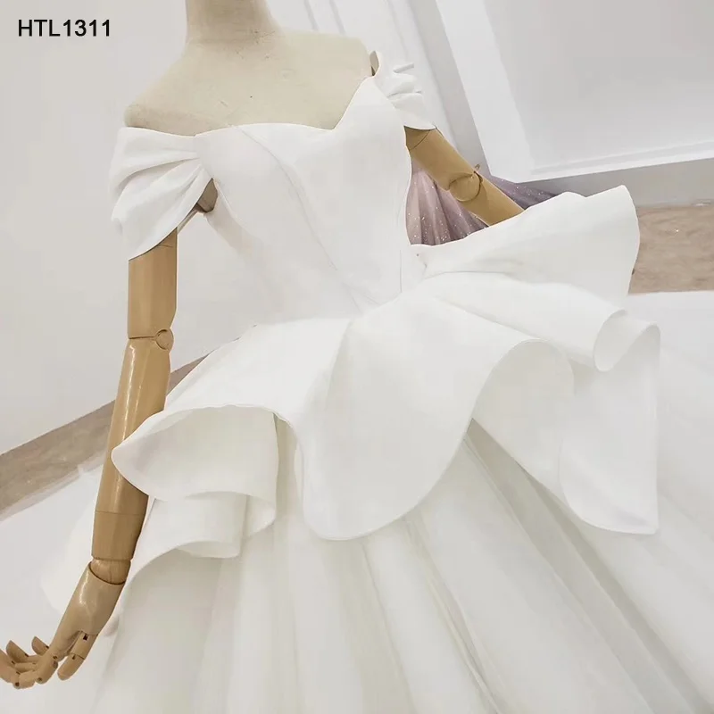 Jancember HTL1311 Off Shoulder Bridal Wedding New Arrival Wedding Dress Ball Gown