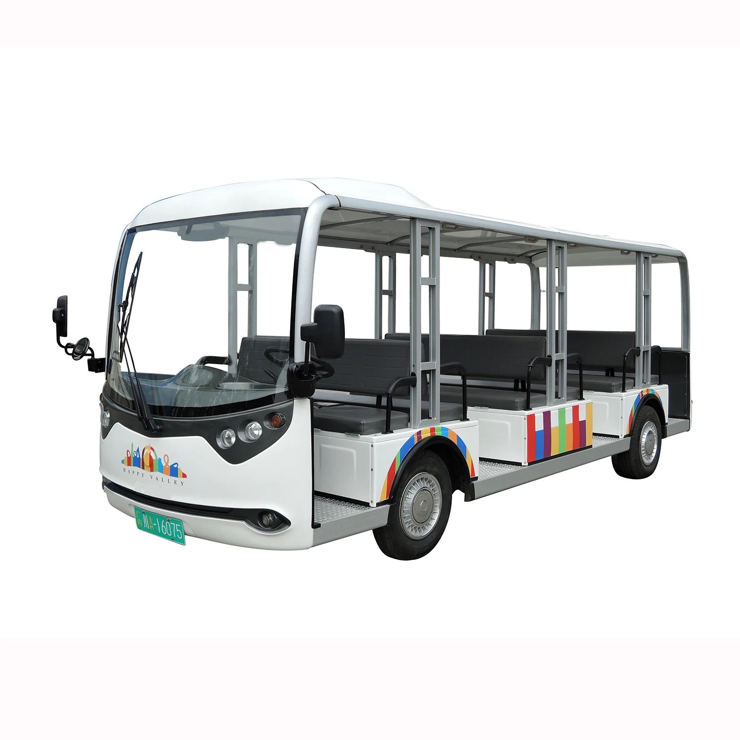 23 seater sightseeing bus, 72v/9kw AC system