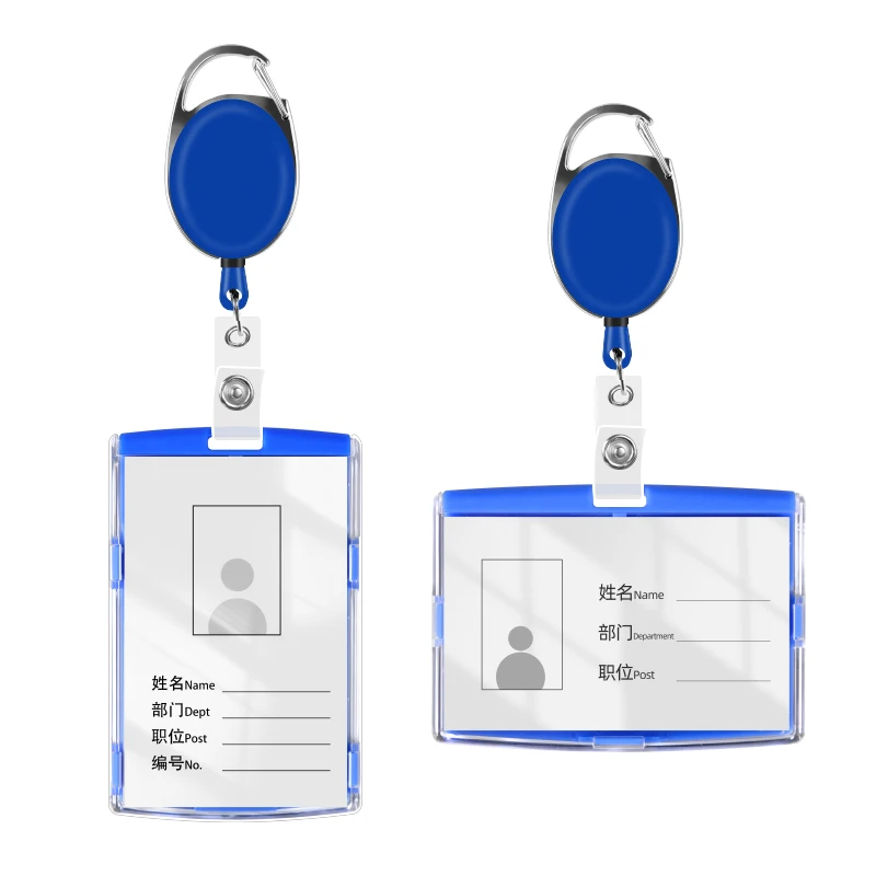 Retractable Badge Retractable ID Badge Reel YOYO Plastic Nurse Name Badge