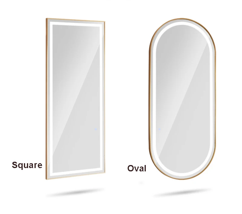 Vancaff barber station big mirrors double sided beauty salon led barber salon mirror salon