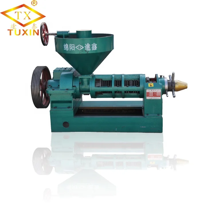 Top Quality 2023 Cold Press Coconut Manual Essential Oil Extractor Cylindrical Helical Gear Drive Expeller