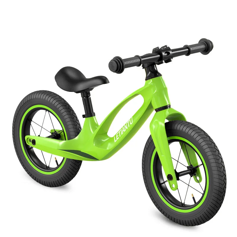OEM Balance Bicycle Kids Balance Bike with 12 inch Magnesium bike Rubber Pneumatic Tire, Adjustable Seat