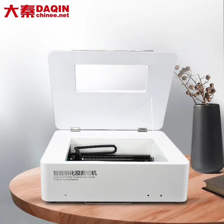DAQIN Latest Nano Tempered Glass Protector Laser Cutting and Engraving Machine Y For Small Business