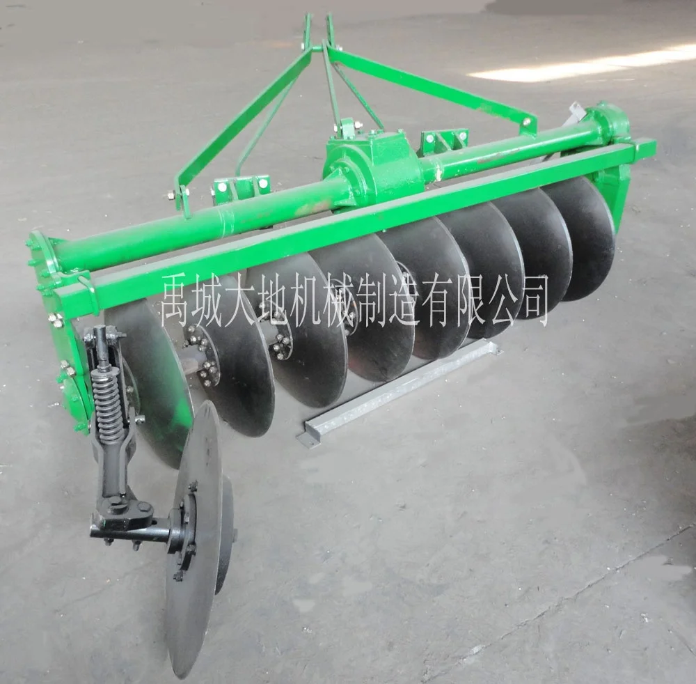 agricultural tractor rotary driven disc plough