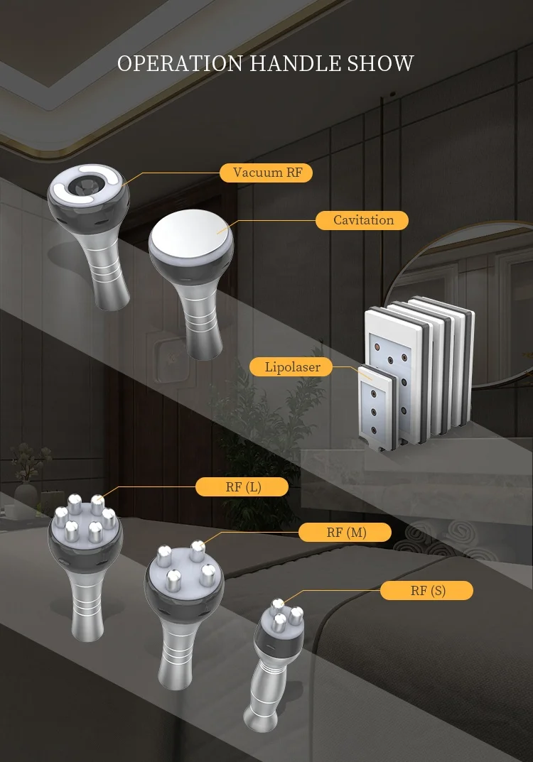 Good Lipo laser liposuction portable radio frequency rf 40k cavitation 7 in 1 lipolaser slimming machine