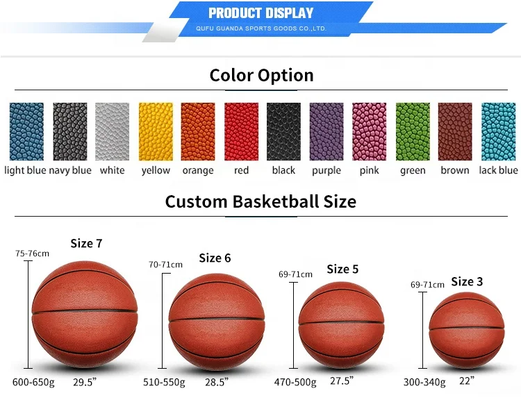 Custom Advanced rubber basketball with customer own logo