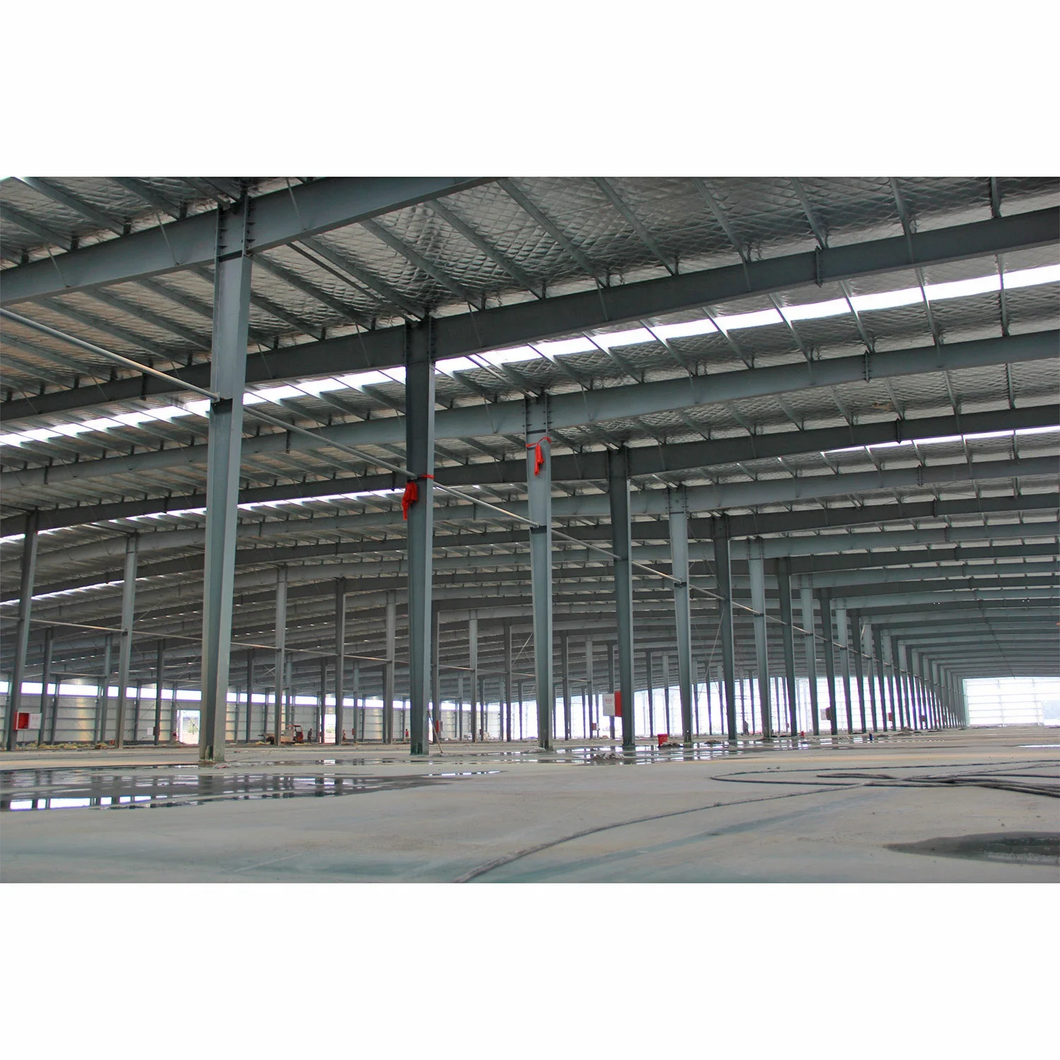 
 Сборный стальной автомобильный выставочный зал, каркас, конструкция склада, дизайн рисования  