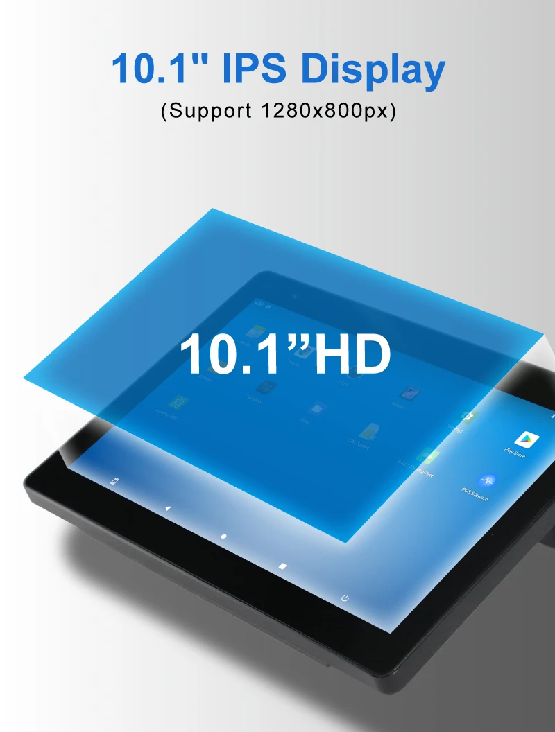 MHT-D2 Easy Pay Android Tablet With Nfc Scan Qr Code Tablet Cashier System Pos Touch Dynamic With Fingerprint Scanner Nfc Tablet