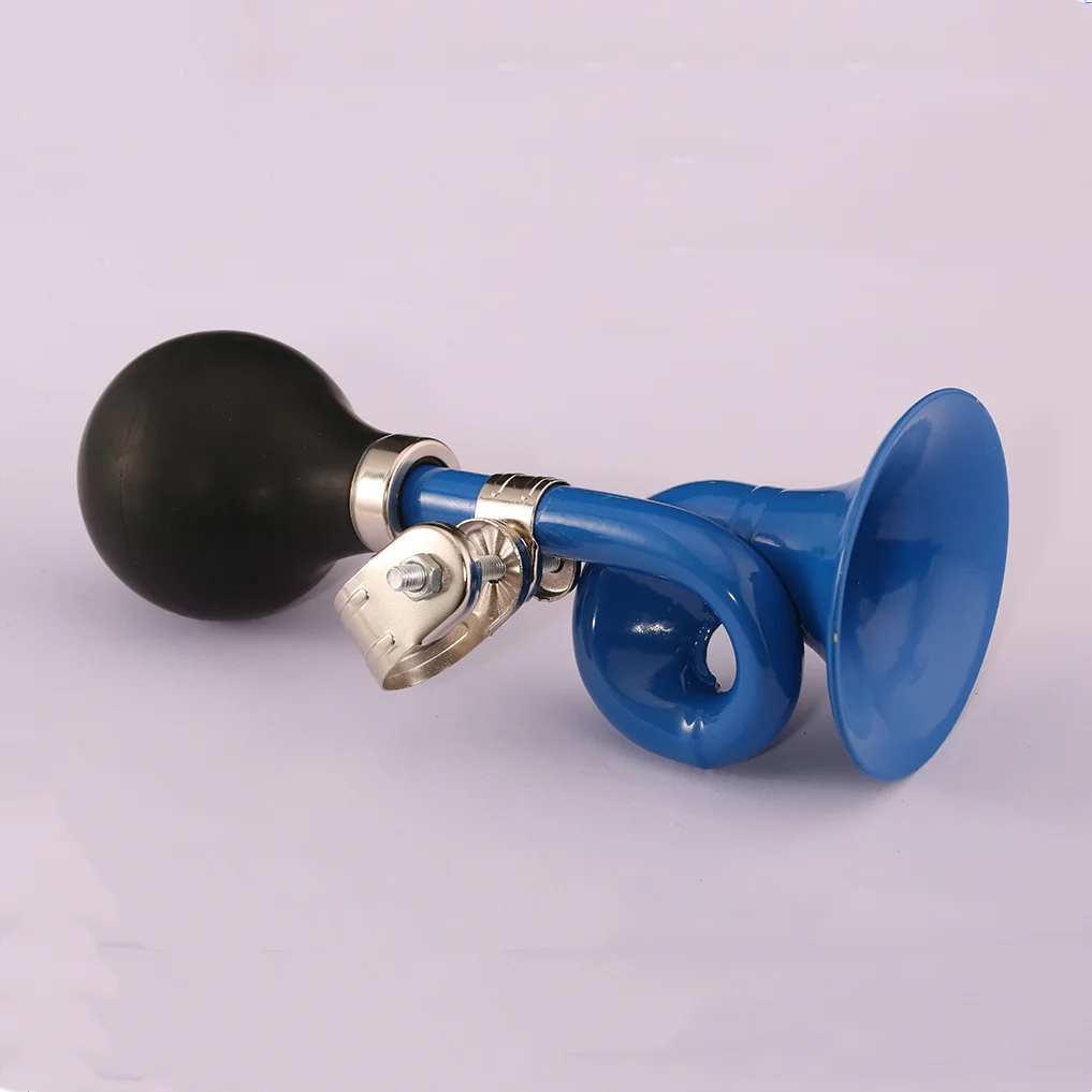 In Stock  Wholesale Retro Clown Horn Classic Vintage Metal Twisted Speaker Snail Bicycle Horn