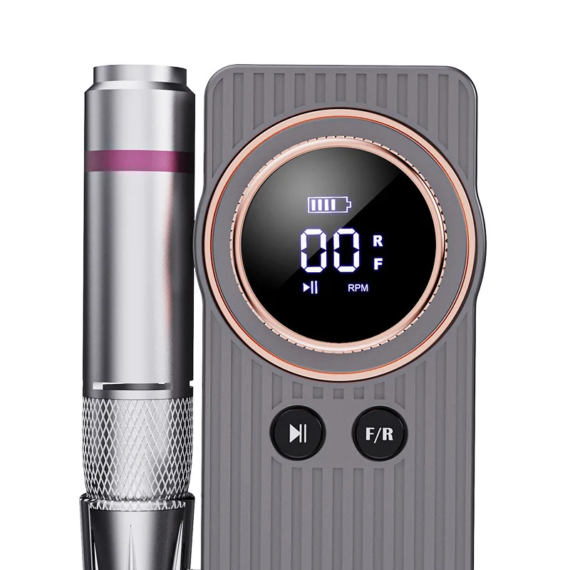 Professional 35000RPM Electric USB Nail Drill Machine Portable Rechargeable Manicure Device OEM Private Label Customization