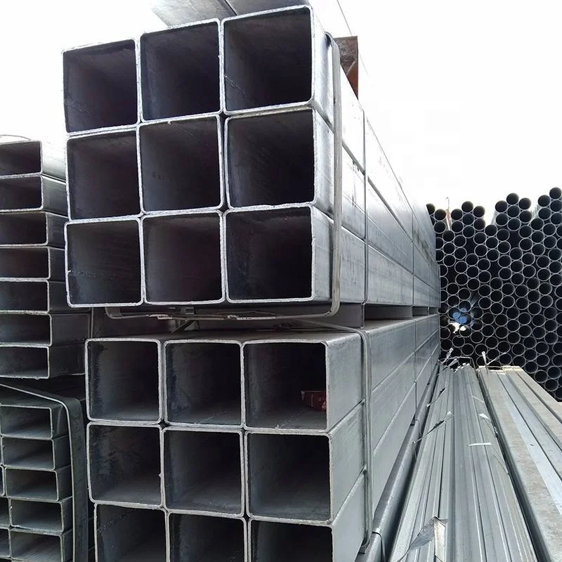 Cheap price Q235 hot dipped galvanize steel square tube for building material tube
