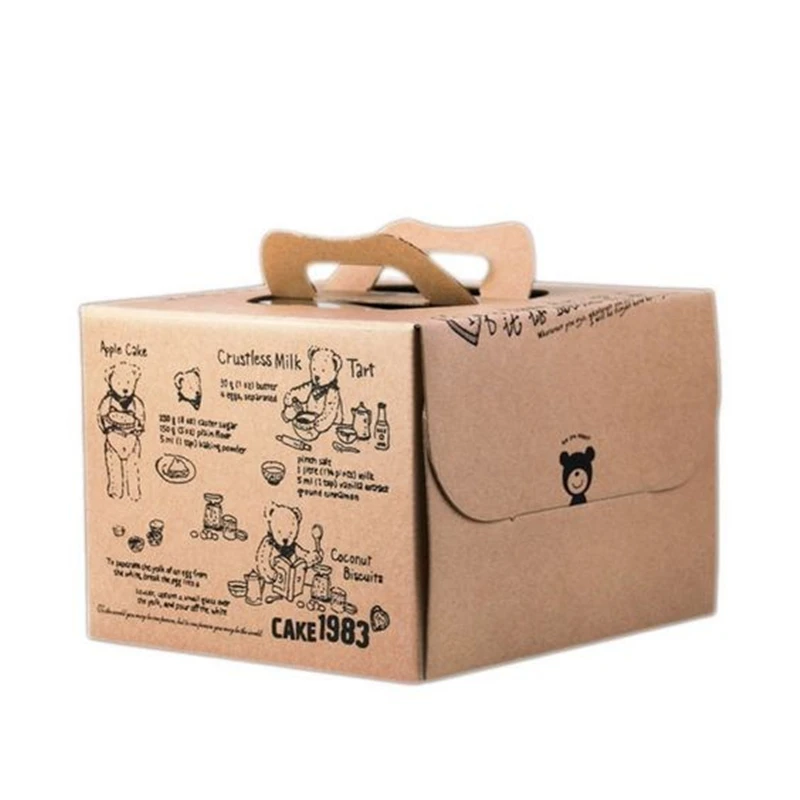 wholesale custom design cheap paper cake box,cupcake box