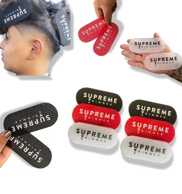 Custom Logo Reusable Nylon BARBER HAIR GRIPPERS for Men and Women, Barber Accessories Salon Hair Clips for Styling