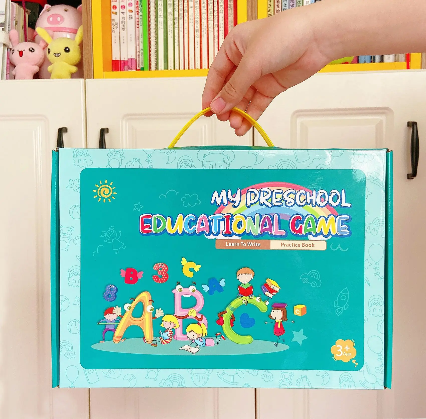 Toddlers Preschool Learning Activity 40 Pages,Autism Educational Montessori Toys,Handwriting Practice Book for kids