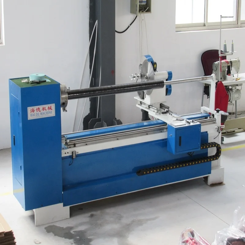 High quality !! HDJX - Automatic straight bias strip roll slitter line for cloth cutting machine