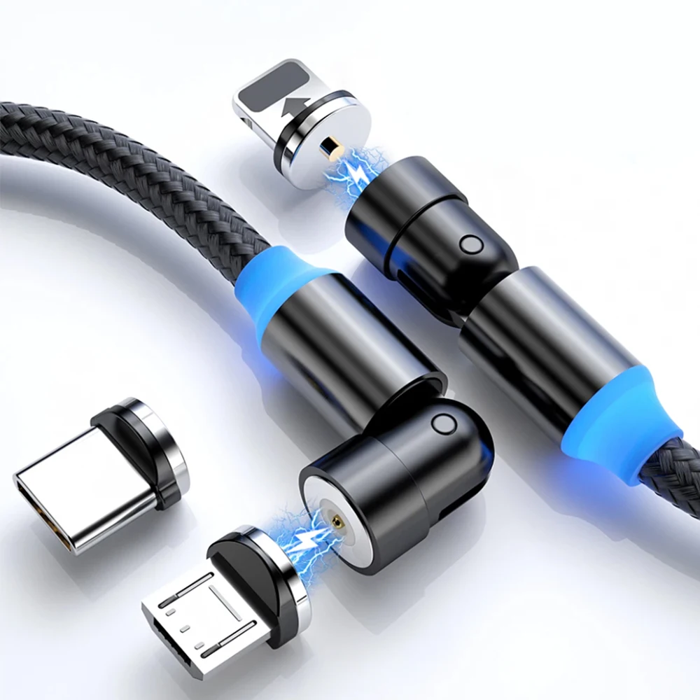 Top Selling Good quality 3 In 1 Usb Cable Magnetic Usb Cable New Usb Micro Braided 3 In 1 Charger Cable Type C ISO