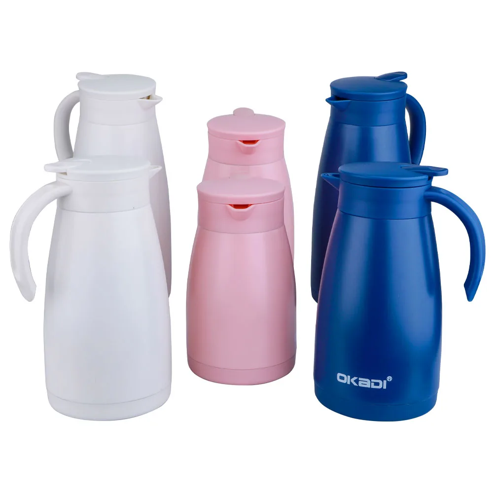 750ml Custom Logo & Color New Multifunctional Metal stainless pot handgrip Travel coffee pot