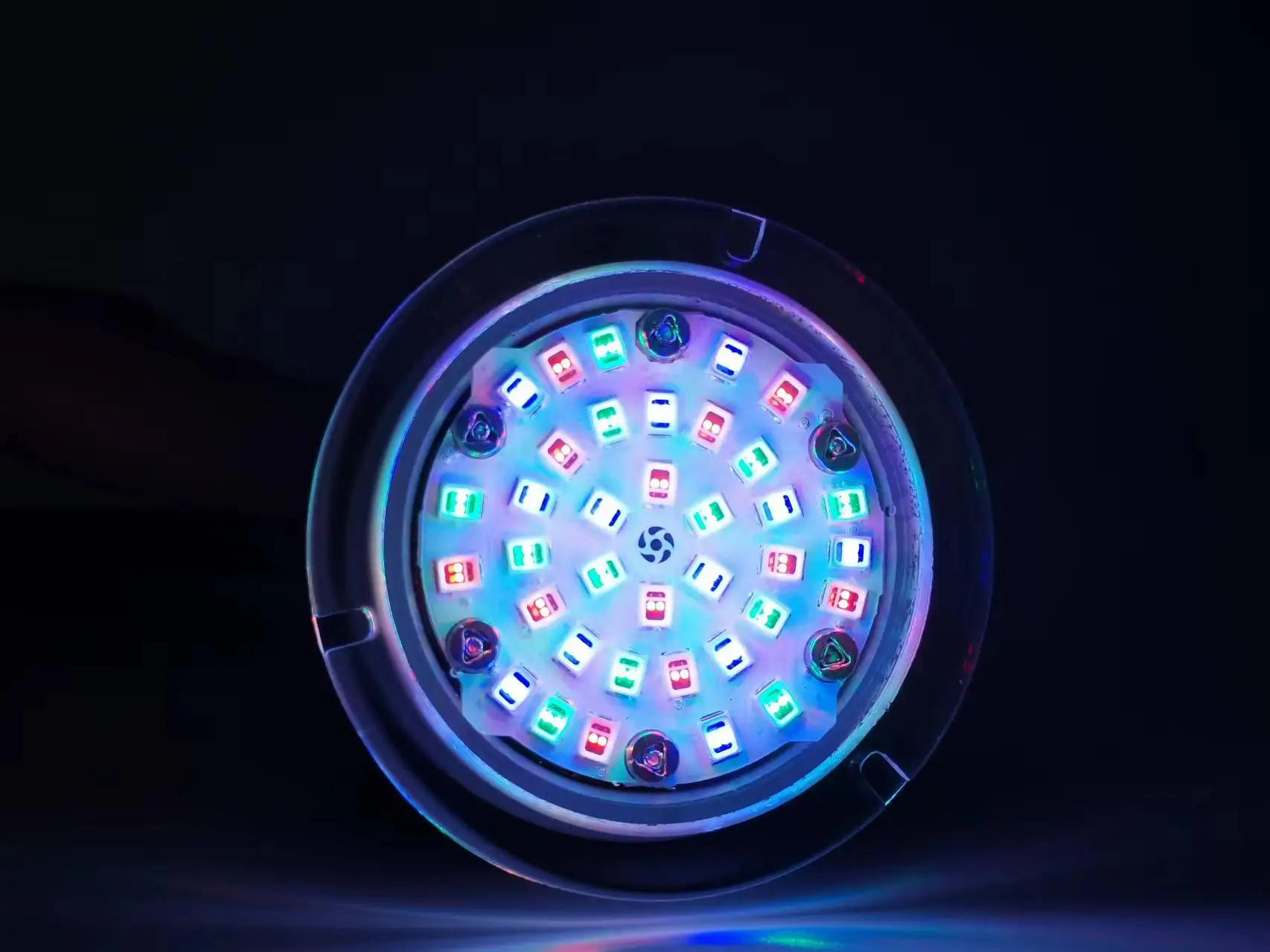 Hentech AC/DC12V 4 Вт подводная лампа светодиодный светильник для бассейна RGB PC WIFI/DMX512/пульт дистанционного управления/переключатель IP68 100% водонепроницаемый 90 50000