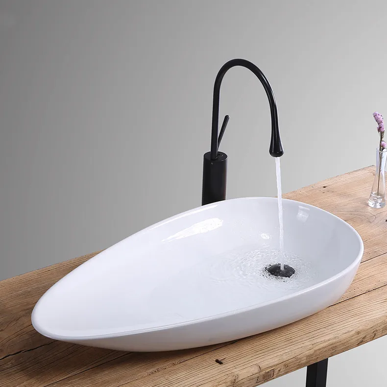 Роскошная ванная комната керамический туалетный столик художественно оформленная раковина столешница для мытья посуды шампунь раковины