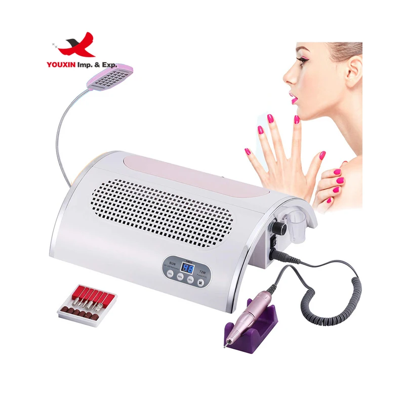 4 in 1 Nail Drill For Acrylic Gel Polish Profesional Electric Nail Drill Machine 25000rpm Table Nails Supplies For Salon