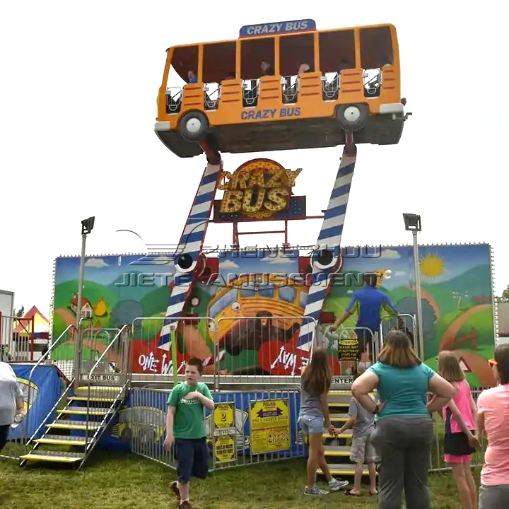 Wave crazy bus fairground тематический парк развлечений детская игра аттракционы для продажи
