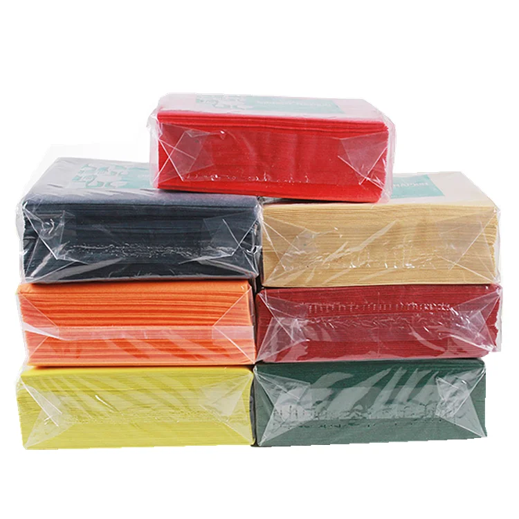 
1/4 folded airlaid napkin table decorative napkin 