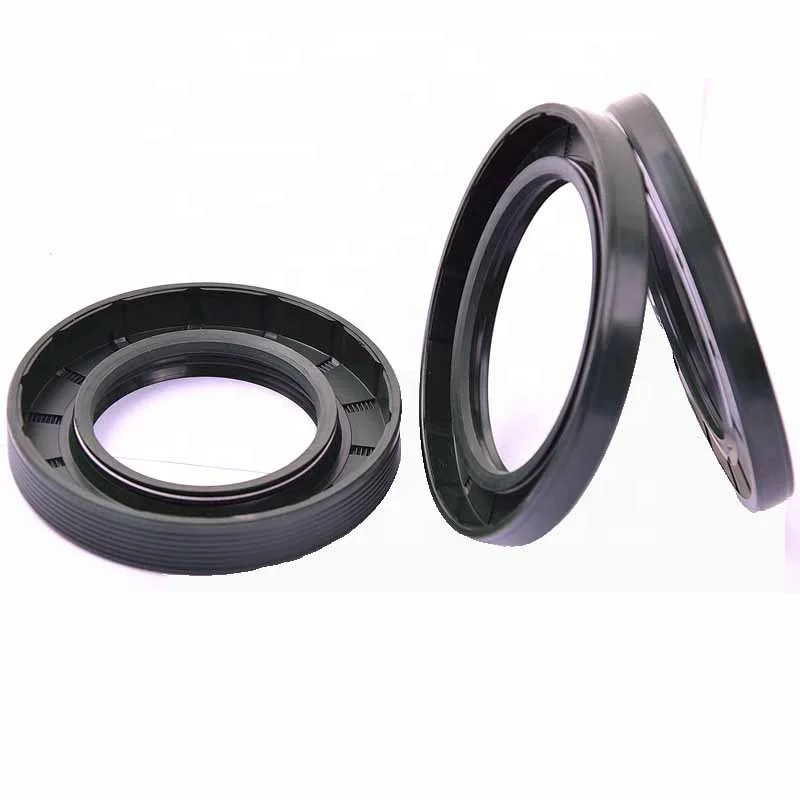 TC double lips cuff oil seal silicon rubber TC shaft seal ring NBR FKM skeleton mechanical dustproof oil seal