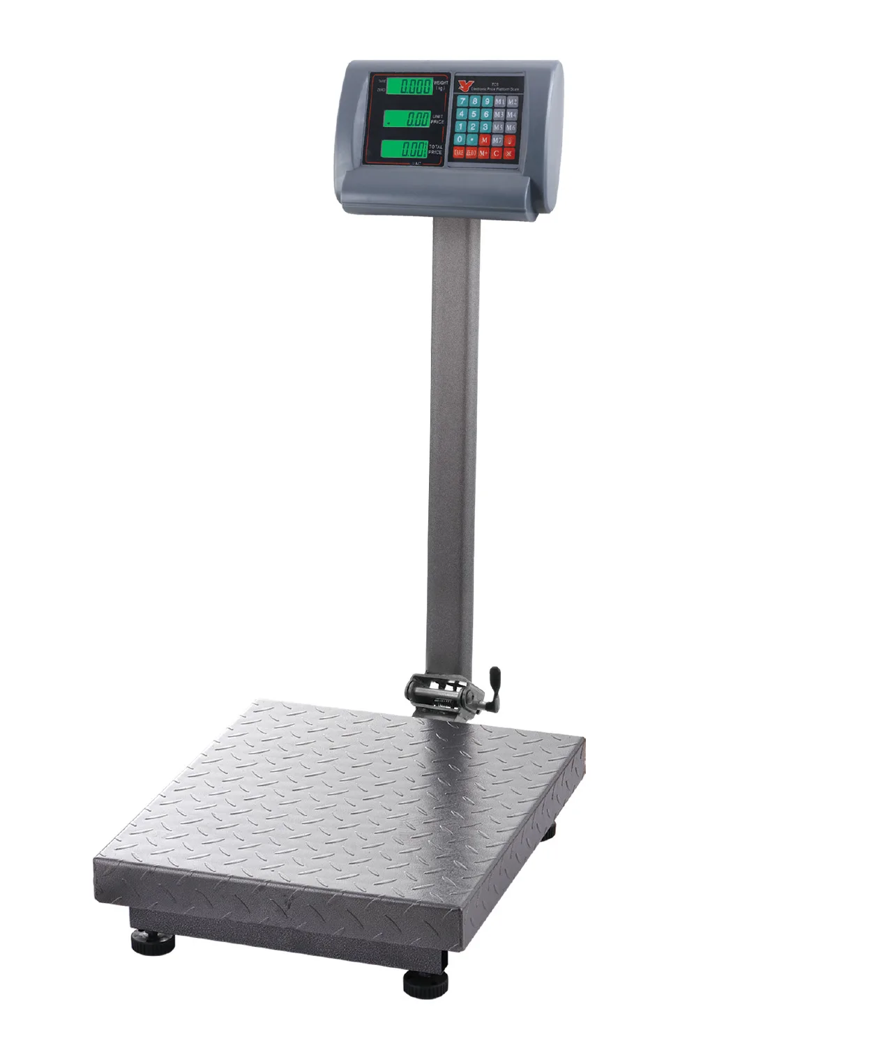 150kg 50g Cash calculate Custom Corrugated Metal Lcd Electronic Digital Platform Scale Bench Scales