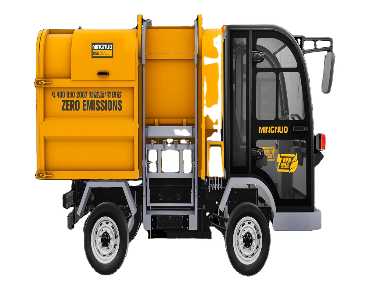 self-loading garbage truck