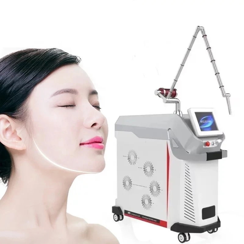 60% Discount 532nm 755nm 1064nm nd yag laser tattoo removal carbon q-switched nd tattoo removal pico laser with cooling