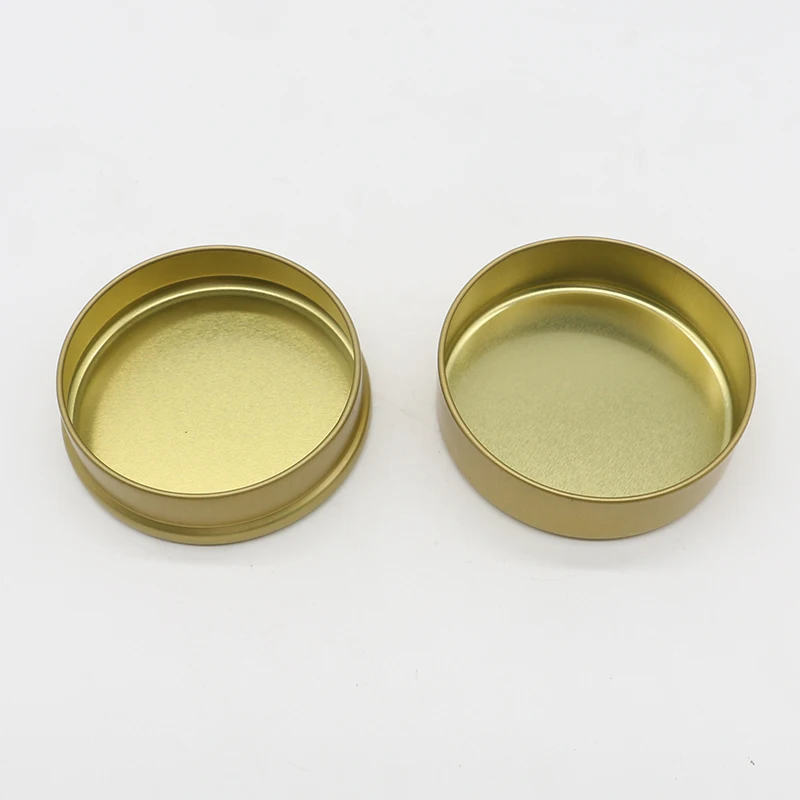 Factory Direct Tinplate Box Packaging 250ml Round Tin Can Playdough Car Wax Candle Badge Chocolate Candy Storage Logo Printing