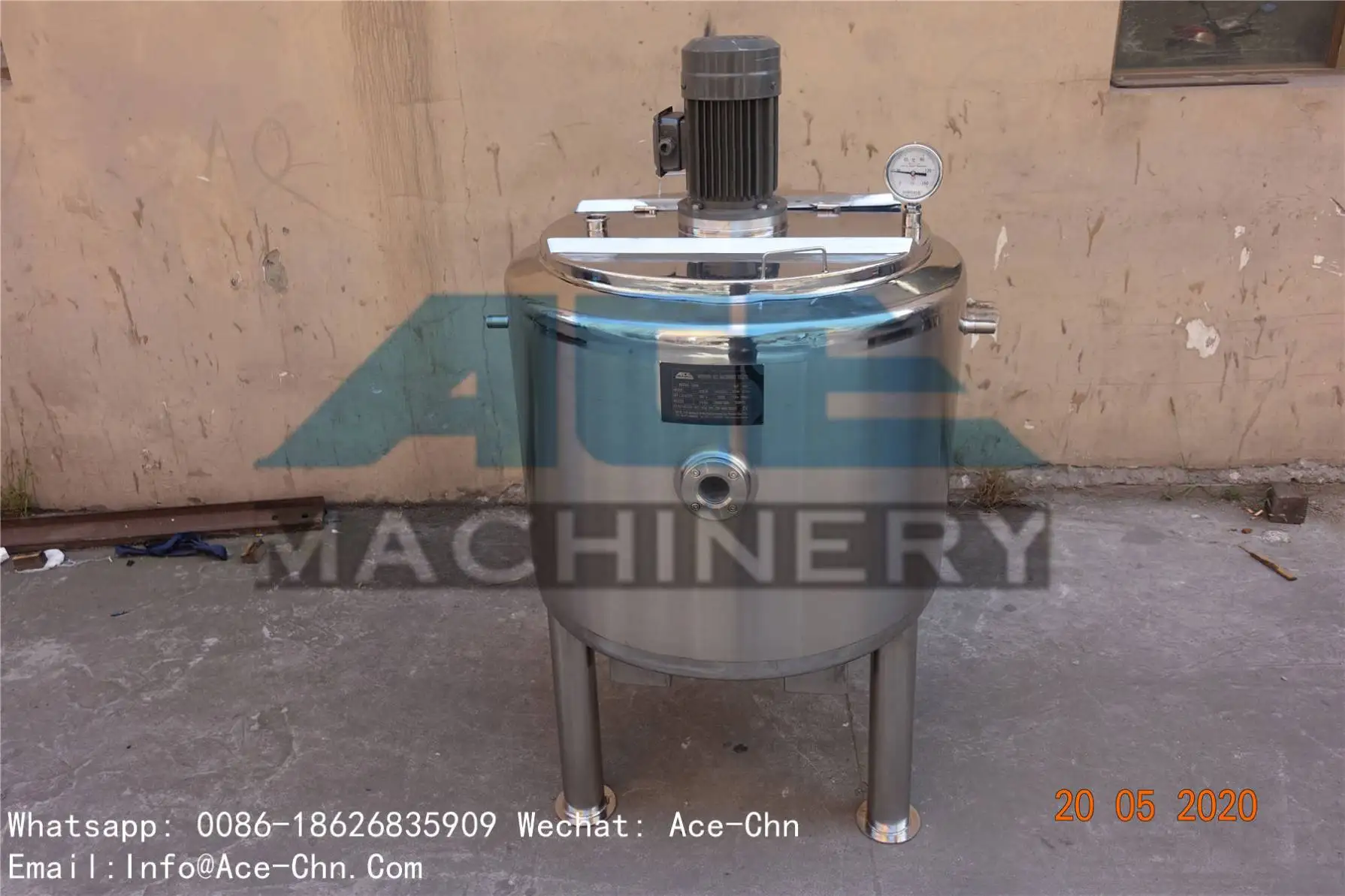 Ace Food Gel Nut Paint Liquid Mixer Machine / Domestic Soap Mixing Tank Manual