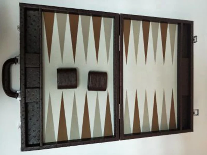 Кожаный backgammon tavla travel game роскошный набор для настольных игр