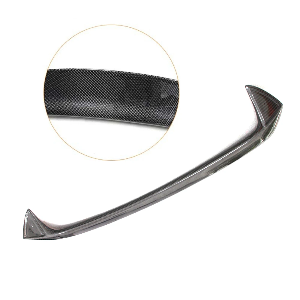 Для BMW 1 серии E87 2004-2011 из натурального углеродного волокна задний спойлер бампер на кузове крыло багажника