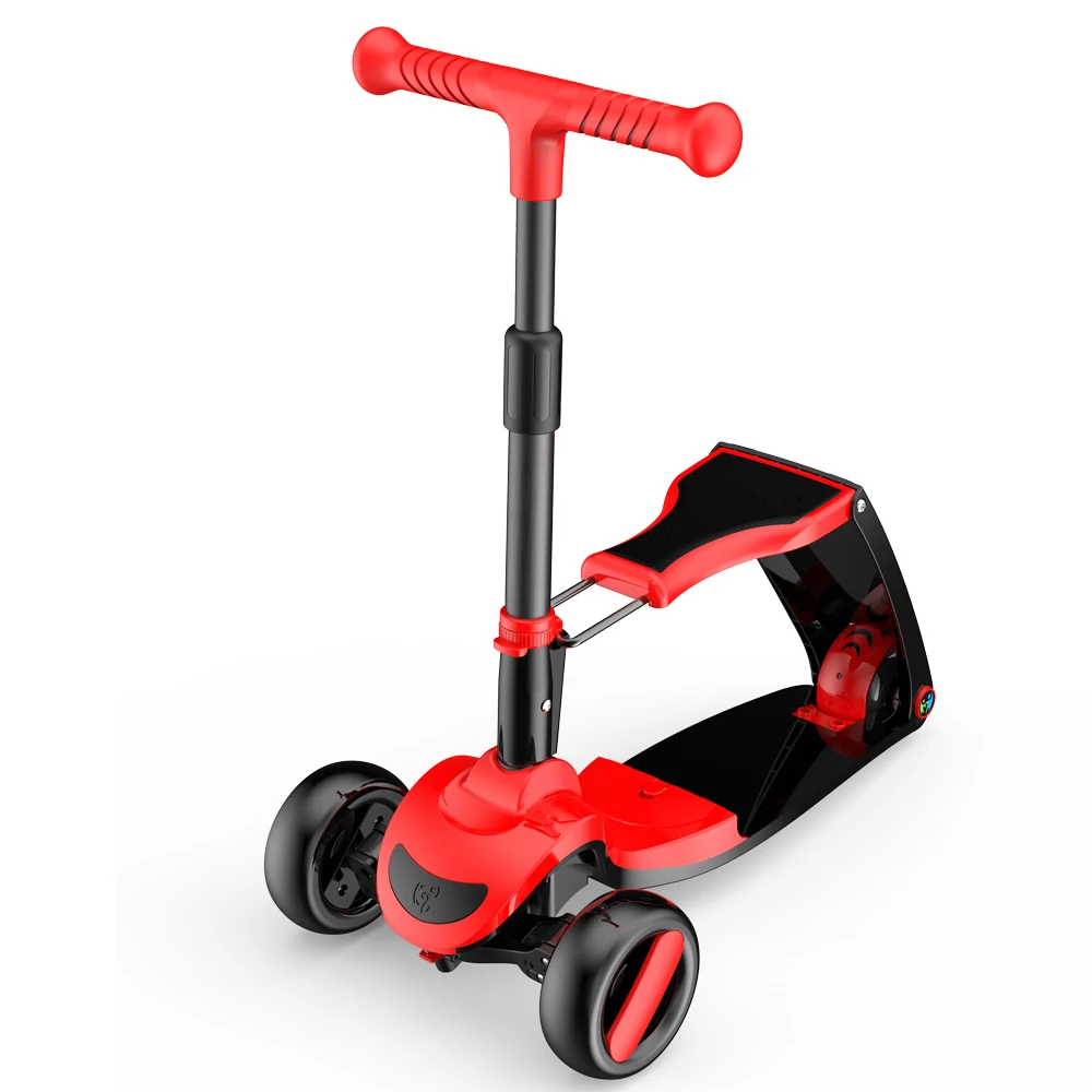 Customization 3 In 1  Folding Balance Scooters Kids Scooter Yongkang for Children With Seat and Light