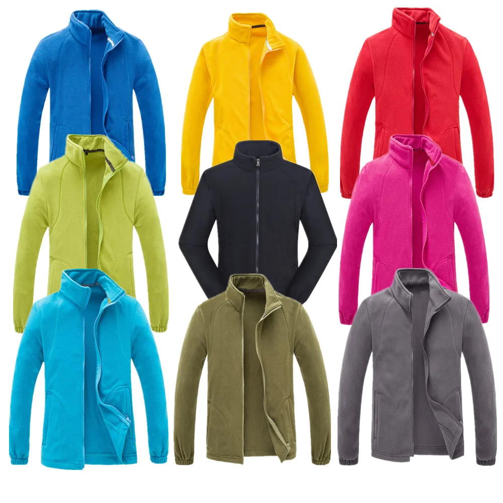 Оптовая продажа, Зимние флисовые куртки для мужчин, уличные спортивные куртки большого размера с покетом, Красочные мужские куртки на молнии