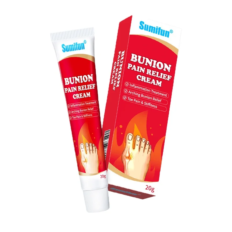 20g Joint Toe Pain Cream Bunion Gout Foot Cream Pain Relief Stiffness Inflammation Treatment Arching Treatment