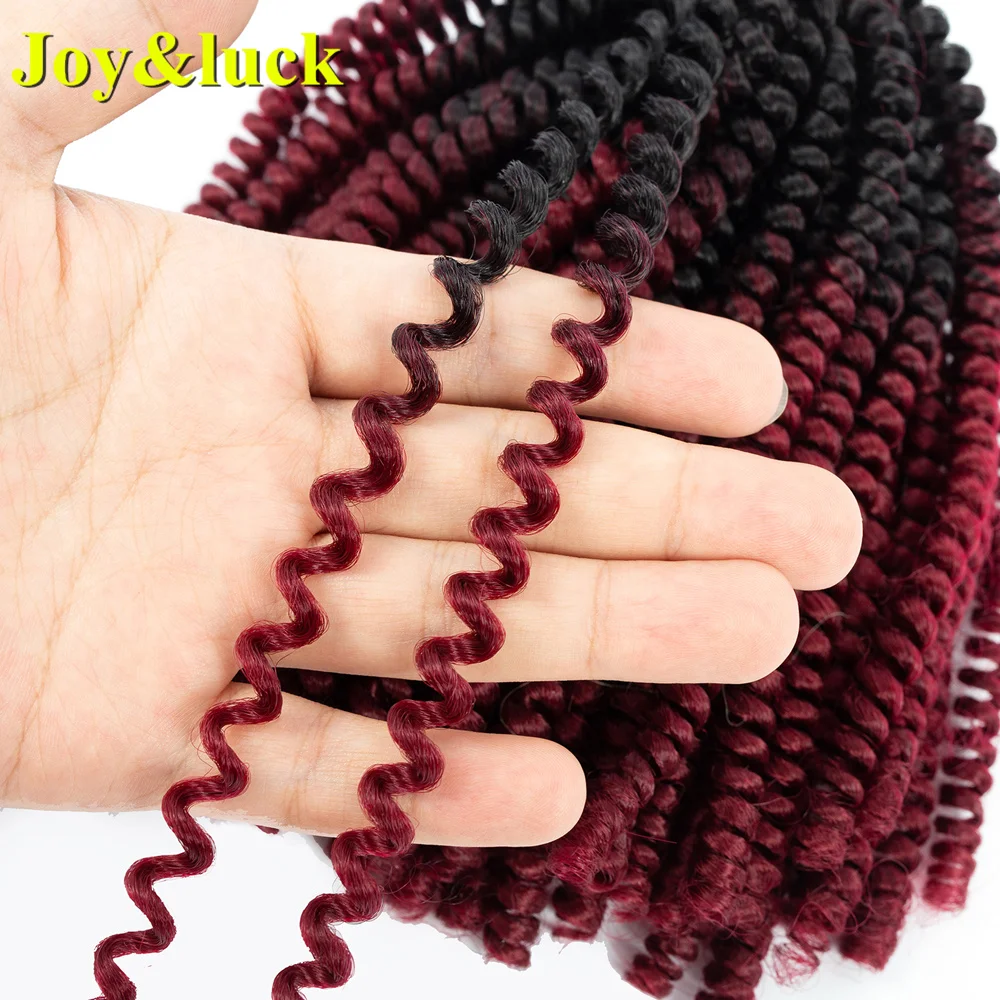 30 Strands Wholesale Price Synthetic Hair Extension 12 Inch Ombre Kinky Curly Crochet Braiding Braids Colour Spring Twist Hair