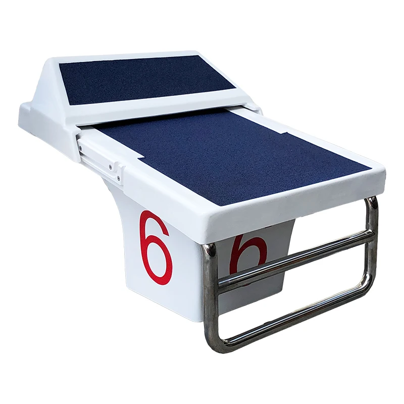 Jumping Castle With Slide And Swim Platform Break Jump Cue Tips Used Swimming Starting Blocks Block Taco De Predator Pool