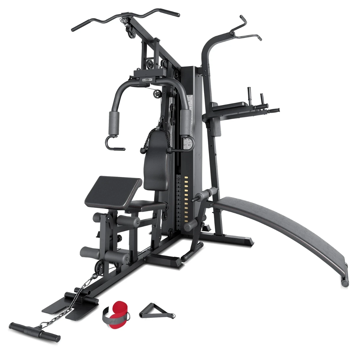 lecheng Stack Dual Function Home Gym Multifunction Home Gym Equipment  double Station