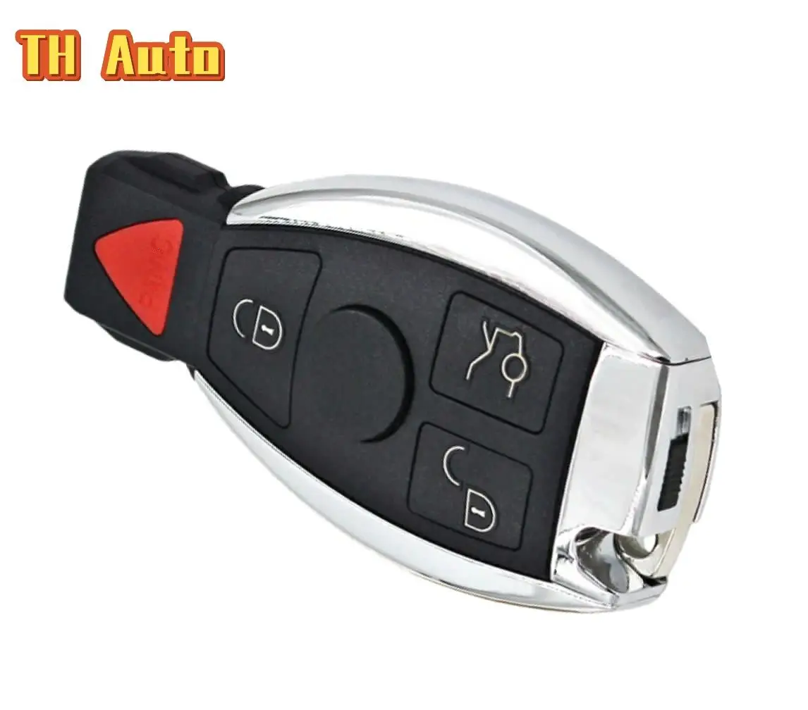 free shipping 4 3+1 button Replacement Shell Smart Remote Key Case for Mercedes-Benz BGA CLS CLK CLA SLK W203 W210 W211 AMG W204