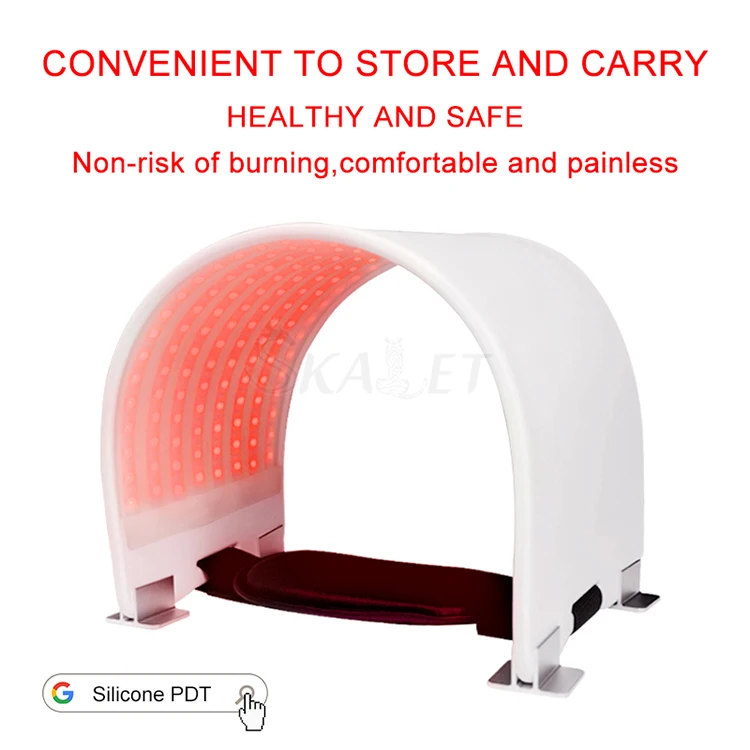 Newest 537 Lamps PDT Led Therapy Machine Photodynamic Light Therapy Facial Care Skin Rejuvenation Spa Equipment