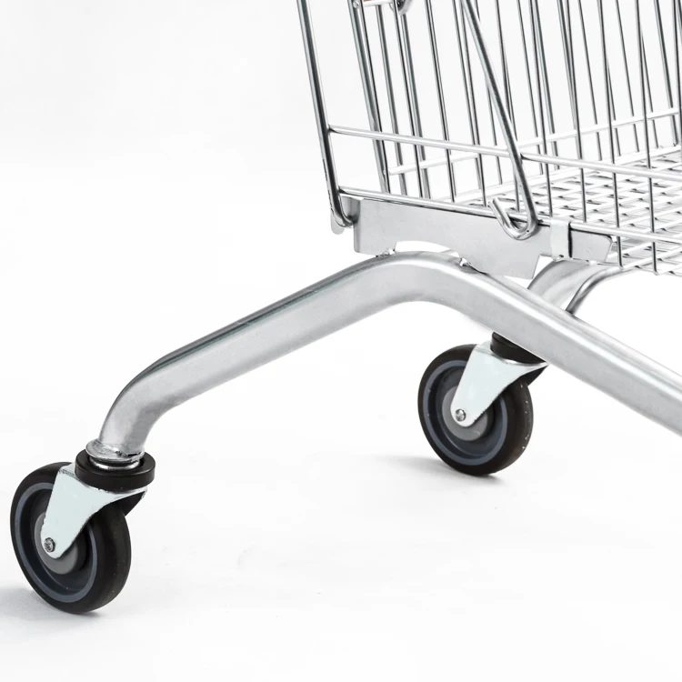 Euro Style Shopping Cart 210L Supermarket Trolley Shopping Cart
