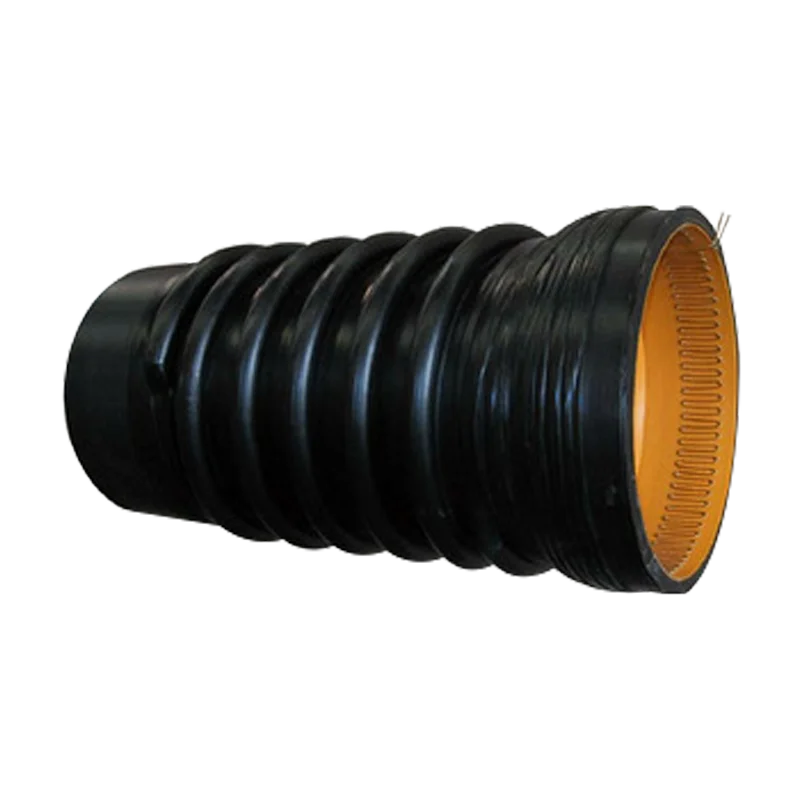 Dn400--3000 New Product Plastic HDPE Irrigation Drain Pipe High Pressure Drinking Water HDPE Carat Pipe Krah Spiral Pipe
